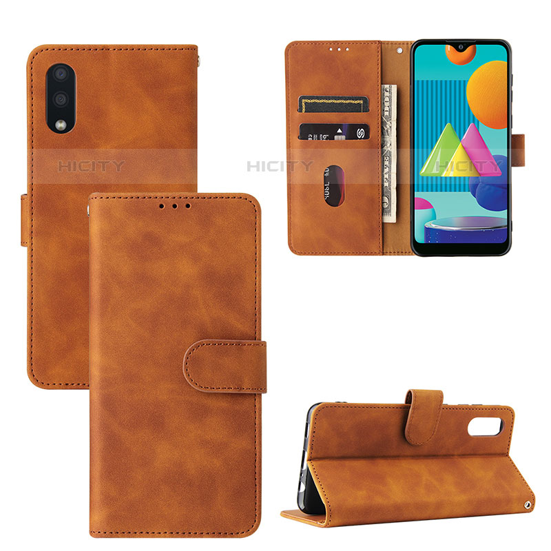 Coque Portefeuille Livre Cuir Etui Clapet L03Z pour Samsung Galaxy M02 Plus