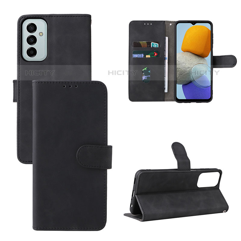 Coque Portefeuille Livre Cuir Etui Clapet L03Z pour Samsung Galaxy M23 5G Noir Plus