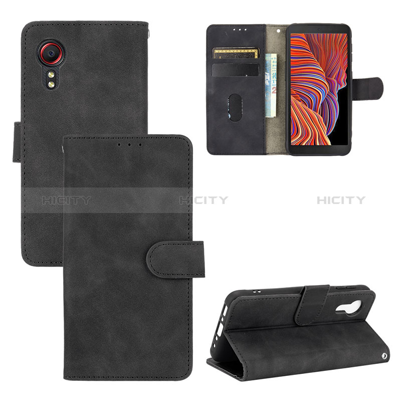 Coque Portefeuille Livre Cuir Etui Clapet L03Z pour Samsung Galaxy XCover 5 SM-G525F Plus