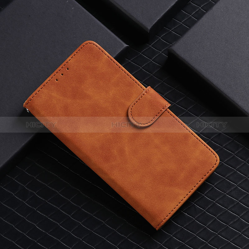 Coque Portefeuille Livre Cuir Etui Clapet L03Z pour Xiaomi Redmi Note 9 Pro Marron Plus
