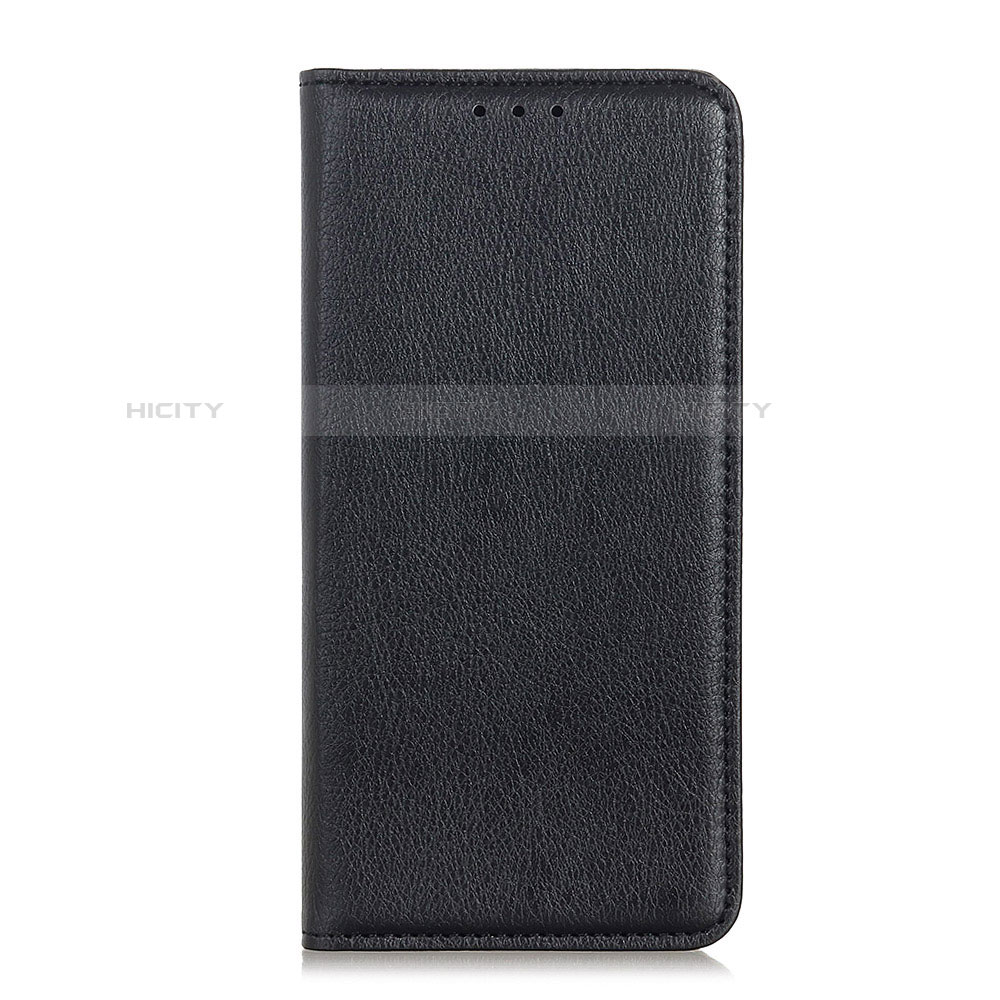 Coque Portefeuille Livre Cuir Etui Clapet L04 pour HTC Desire 19 Plus Noir Plus