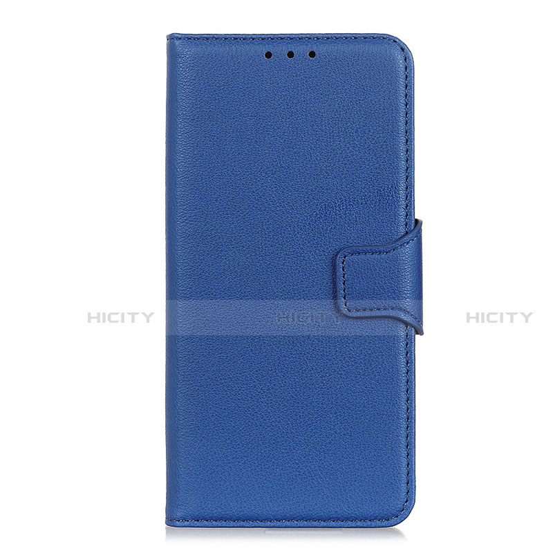 Coque Portefeuille Livre Cuir Etui Clapet L04 pour LG Velvet 4G Bleu Plus