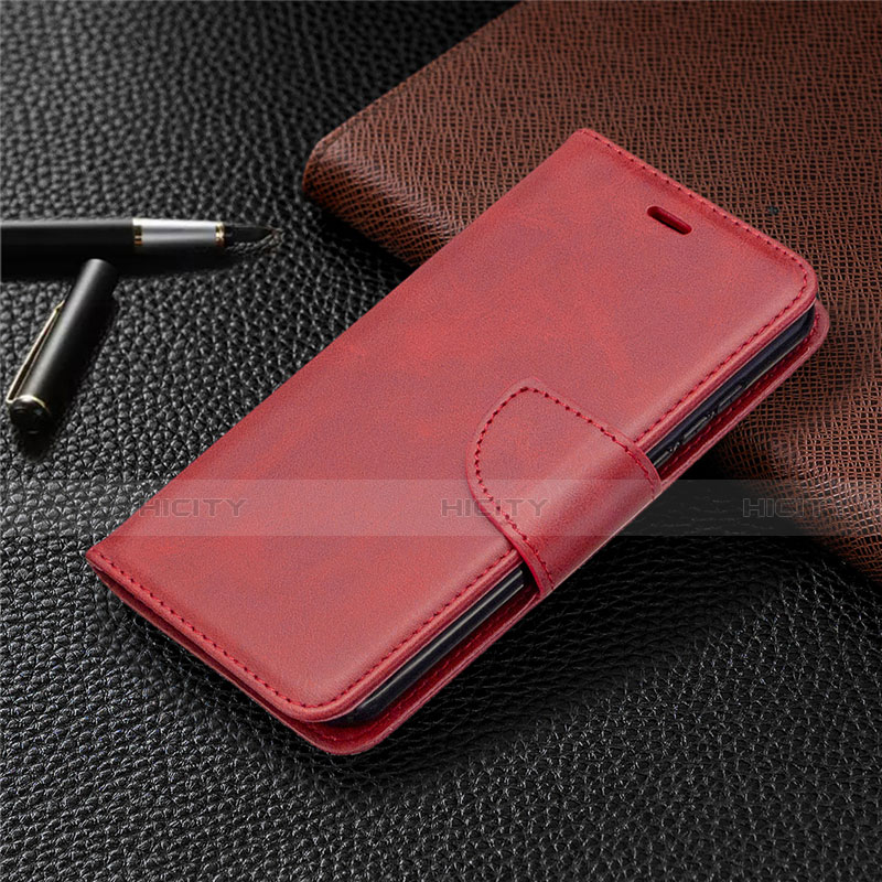 Coque Portefeuille Livre Cuir Etui Clapet L04 pour Nokia 1.3 Rouge Plus