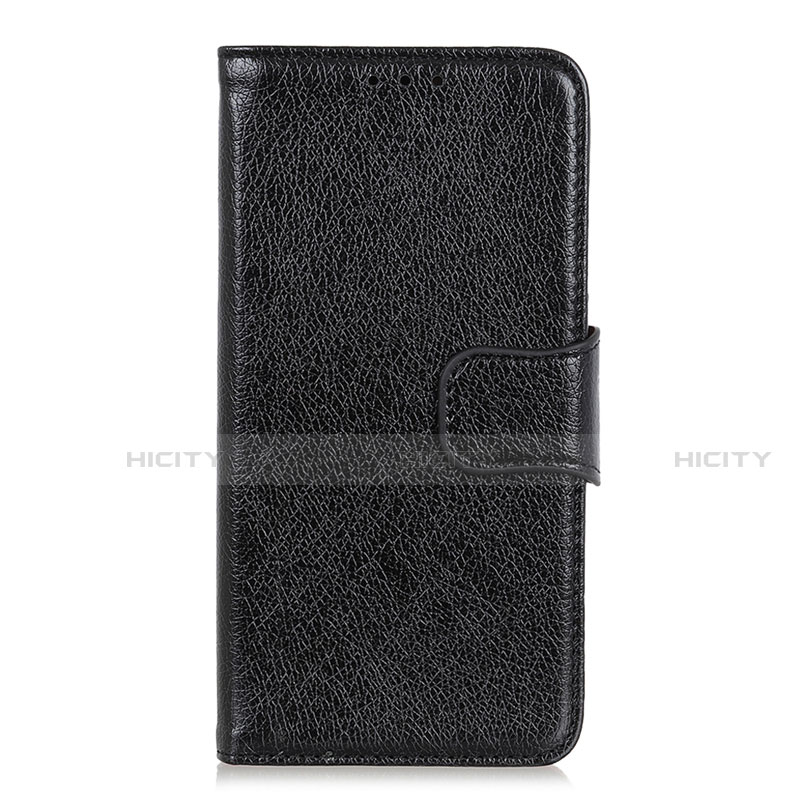 Coque Portefeuille Livre Cuir Etui Clapet L04 pour OnePlus Nord N10 5G Noir Plus