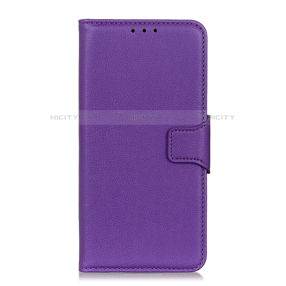 Coque Portefeuille Livre Cuir Etui Clapet L04 pour Oppo Find X2 Pro Violet Plus