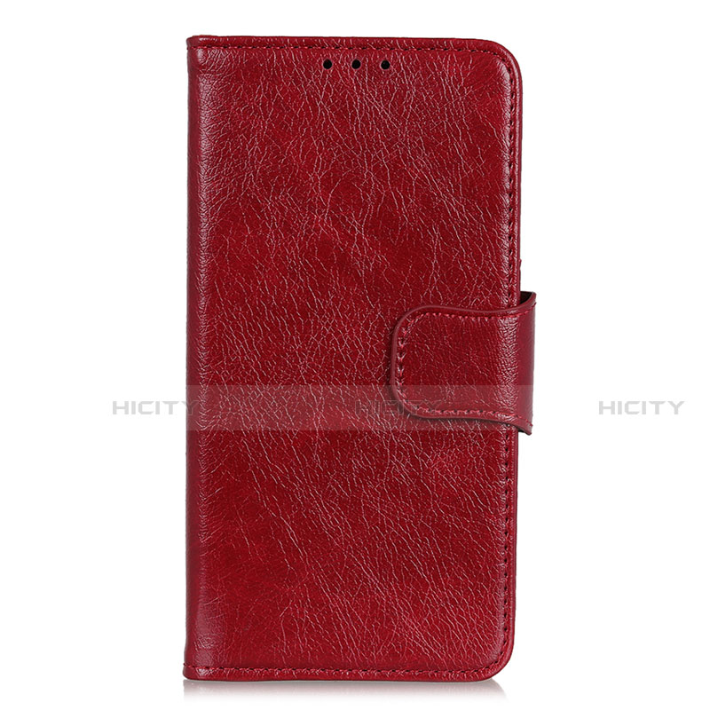 Coque Portefeuille Livre Cuir Etui Clapet L04 pour Samsung Galaxy Note 20 5G Vin Rouge Plus