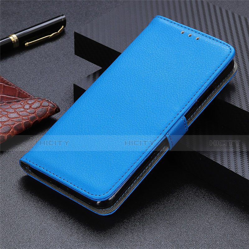 Coque Portefeuille Livre Cuir Etui Clapet L04 pour Xiaomi Mi 10T 5G Bleu Ciel Plus