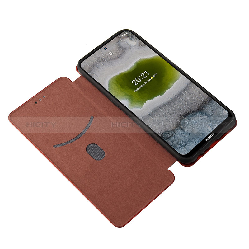 Coque Portefeuille Livre Cuir Etui Clapet L04Z pour Nokia X20 Plus