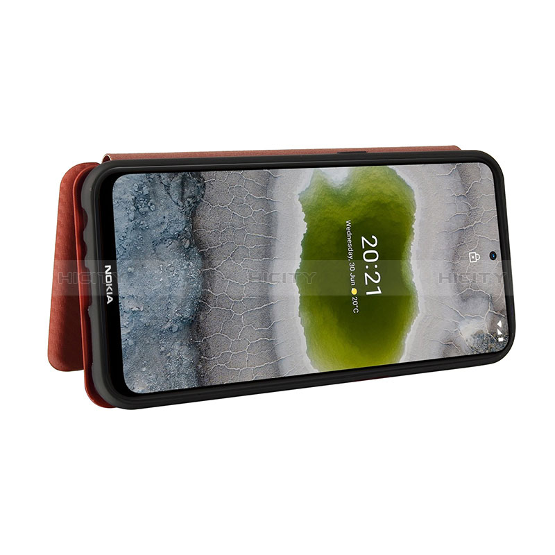 Coque Portefeuille Livre Cuir Etui Clapet L04Z pour Nokia X20 Plus