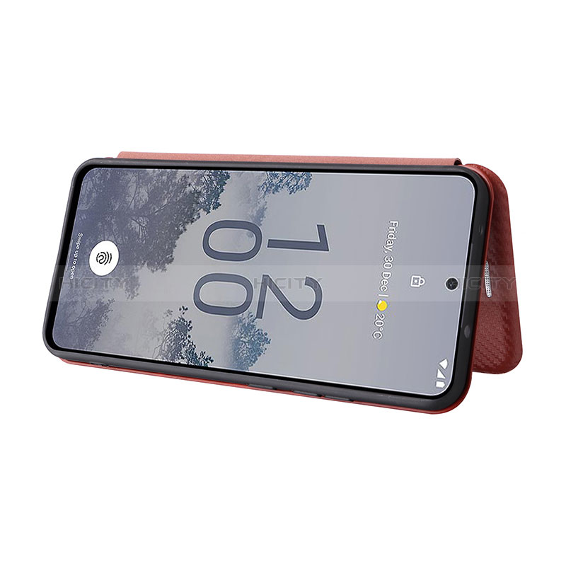 Coque Portefeuille Livre Cuir Etui Clapet L04Z pour Nokia X30 5G Plus