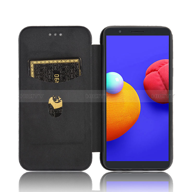 Coque Portefeuille Livre Cuir Etui Clapet L04Z pour Samsung Galaxy A01 Core Plus