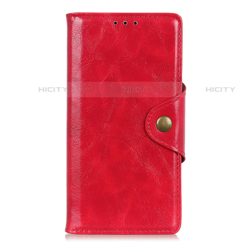 Coque Portefeuille Livre Cuir Etui Clapet L05 pour Alcatel 3X Rouge Plus