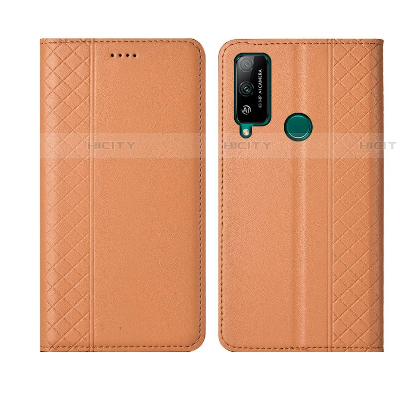 Coque Portefeuille Livre Cuir Etui Clapet L05 pour Huawei Honor Play4T Orange Plus