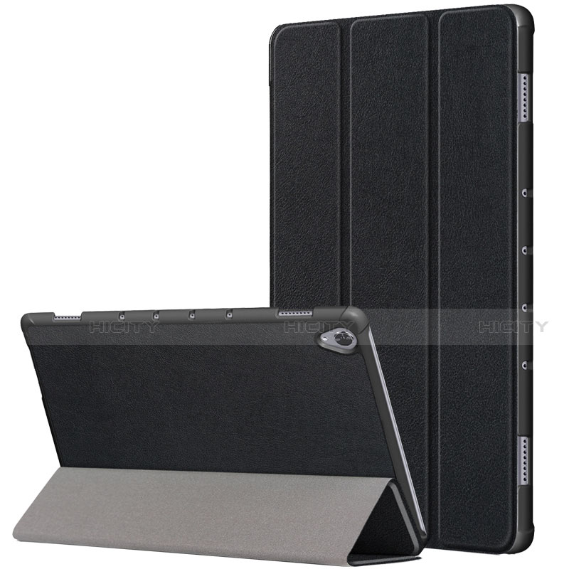 Coque Portefeuille Livre Cuir Etui Clapet L05 pour Huawei MatePad 10.8 Noir Plus