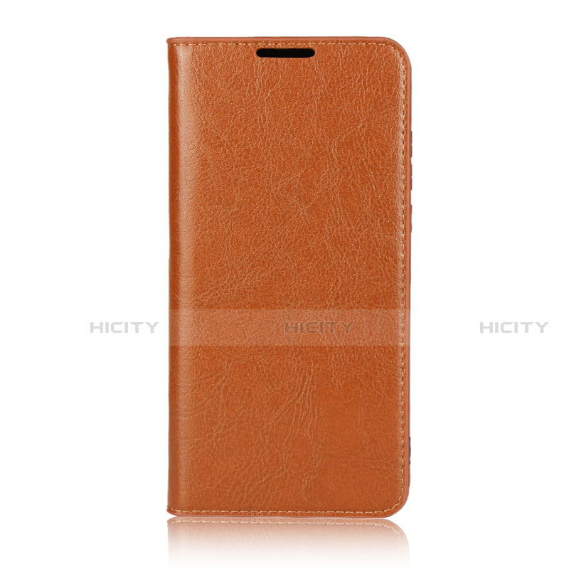 Coque Portefeuille Livre Cuir Etui Clapet L05 pour Huawei P30 Lite New Edition Orange Plus