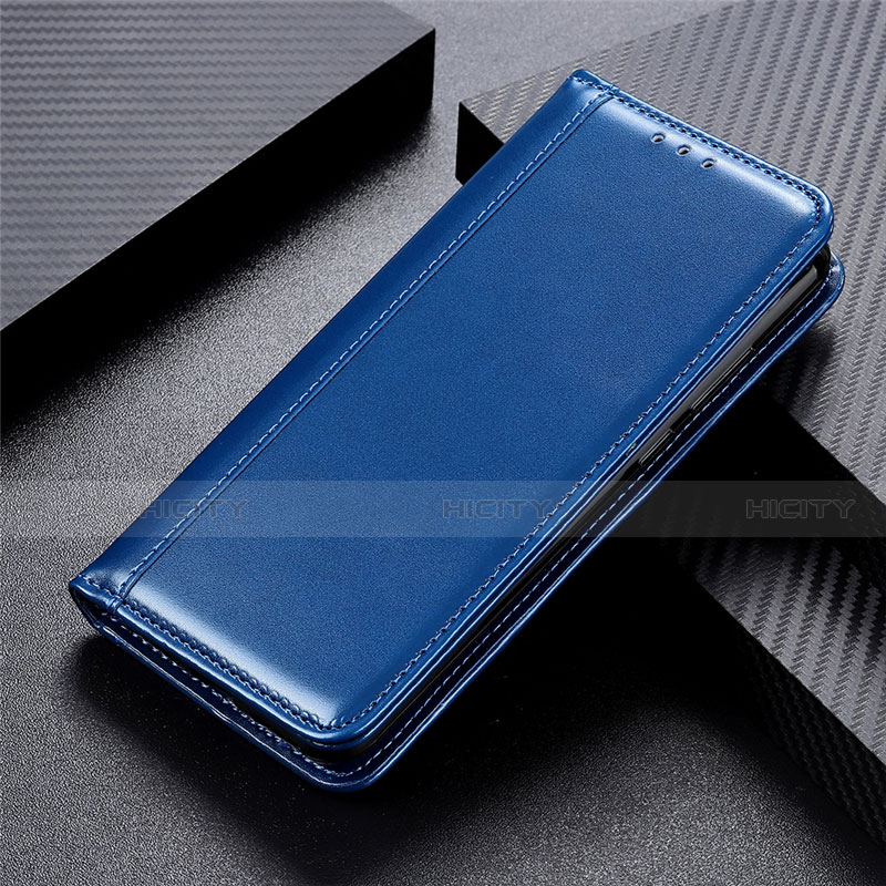 Coque Portefeuille Livre Cuir Etui Clapet L05 pour LG K22 Bleu Plus