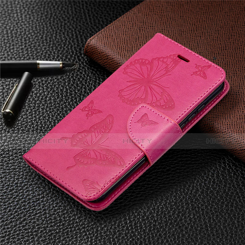 Coque Portefeuille Livre Cuir Etui Clapet L05 pour Nokia 1.3 Rose Rouge Plus