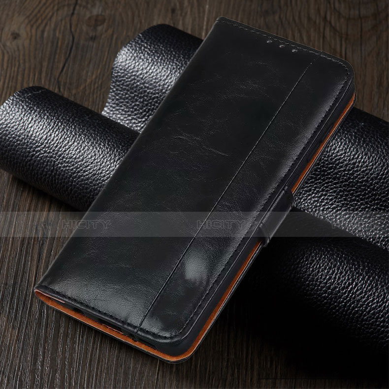 Coque Portefeuille Livre Cuir Etui Clapet L05 pour Oppo A92s 5G Noir Plus