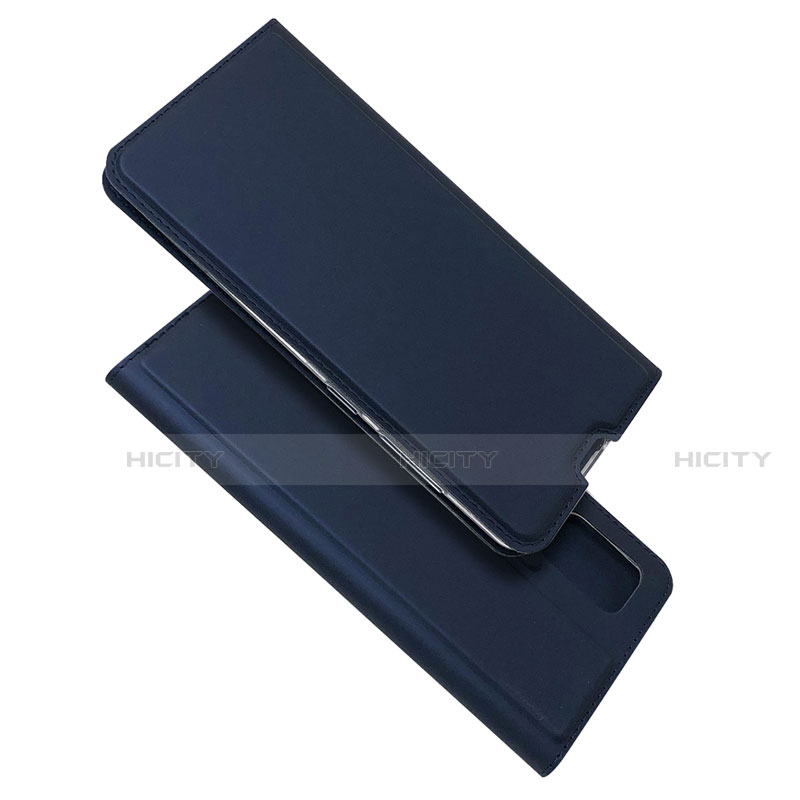 Coque Portefeuille Livre Cuir Etui Clapet L05 pour Samsung Galaxy A51 4G Bleu Plus