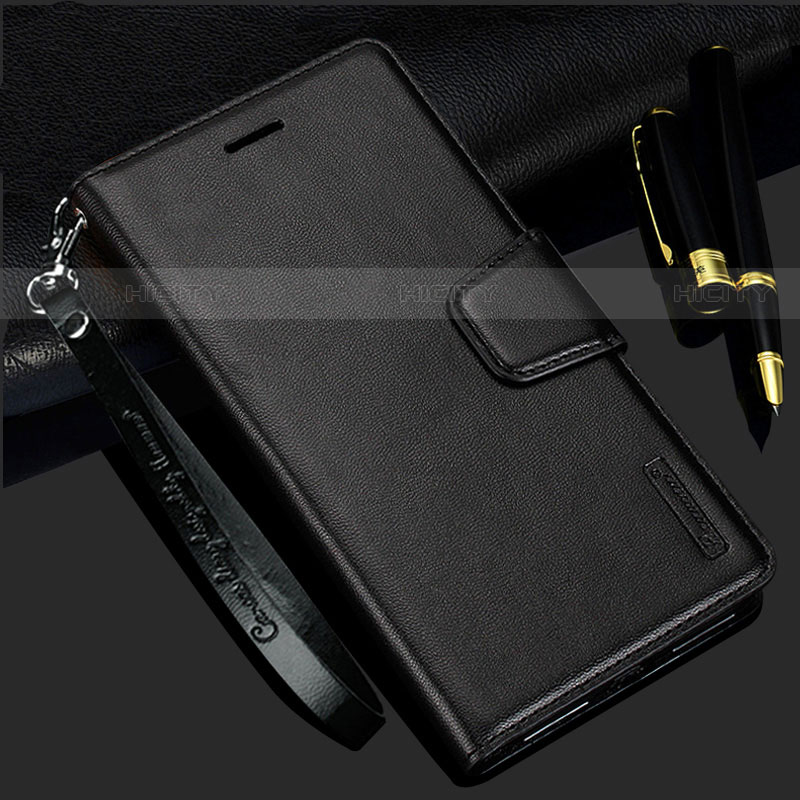 Coque Portefeuille Livre Cuir Etui Clapet L05 pour Samsung Galaxy S22 5G Noir Plus