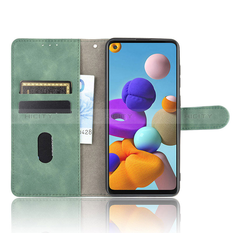 Coque Portefeuille Livre Cuir Etui Clapet L05Z pour Samsung Galaxy A21s Plus