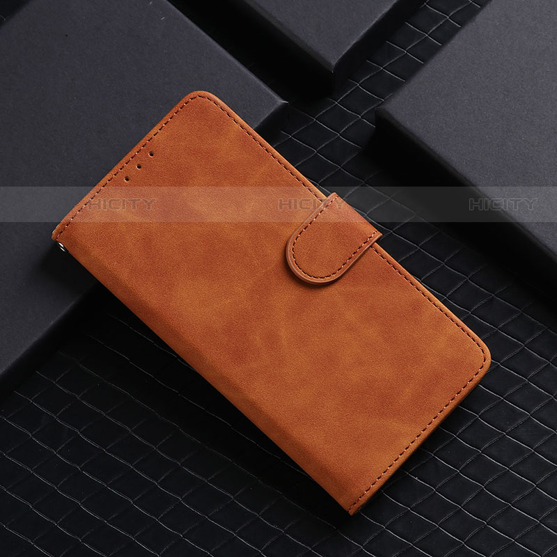 Coque Portefeuille Livre Cuir Etui Clapet L05Z pour Samsung Galaxy S21 Ultra 5G Marron Plus