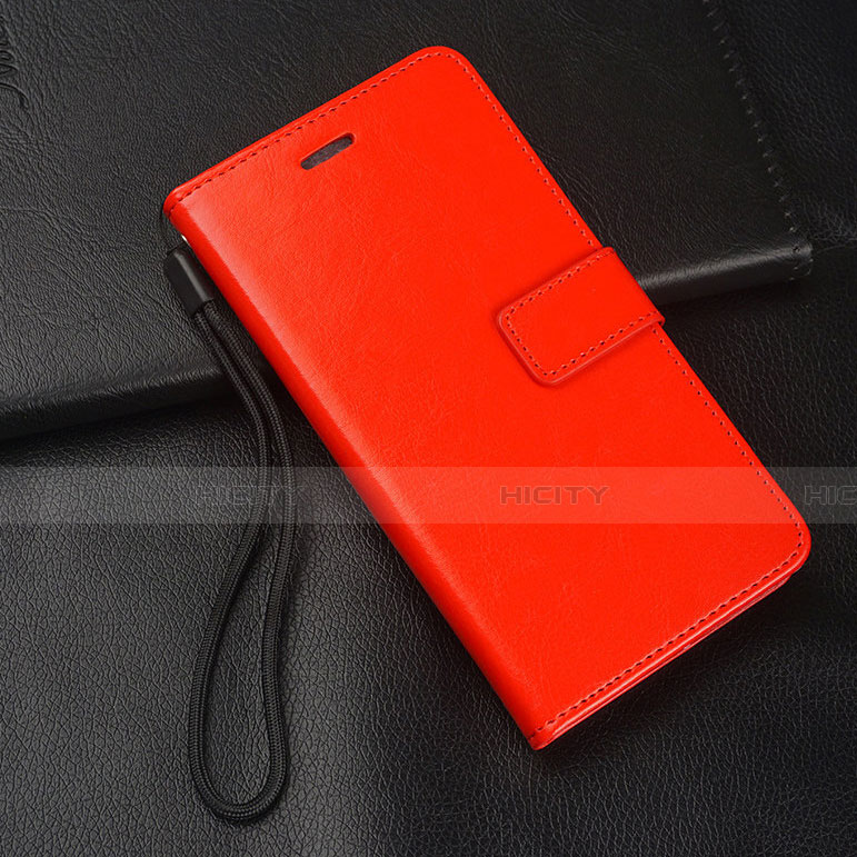 Coque Portefeuille Livre Cuir Etui Clapet L06 pour Huawei Honor 9X Rouge Plus