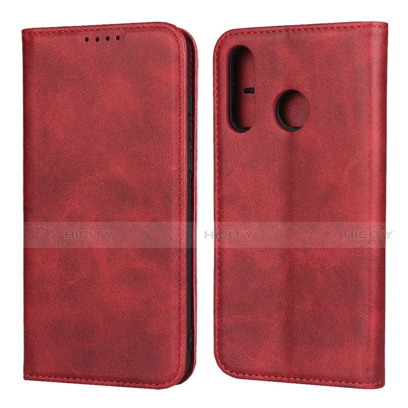 Coque Portefeuille Livre Cuir Etui Clapet L06 pour Huawei P30 Lite New Edition Rouge Plus