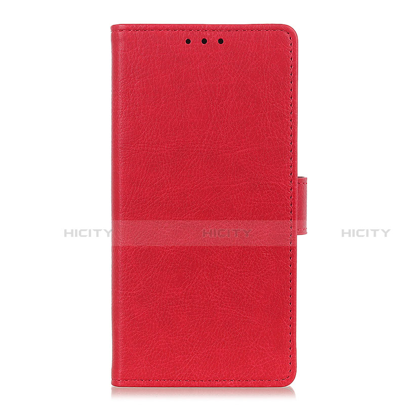 Coque Portefeuille Livre Cuir Etui Clapet L06 pour Samsung Galaxy A21s Rouge Plus