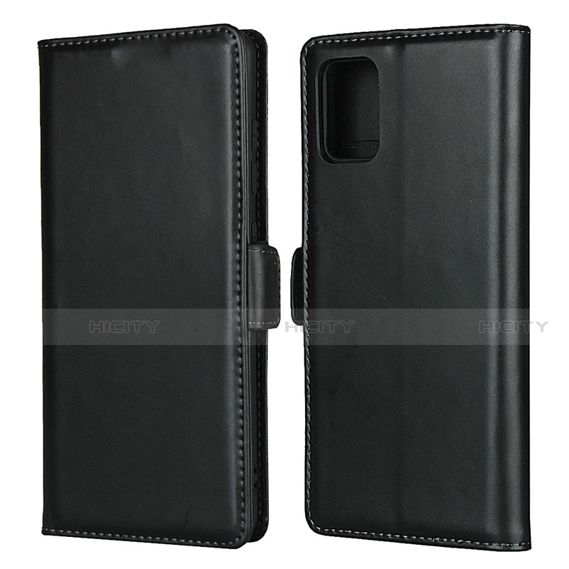 Coque Portefeuille Livre Cuir Etui Clapet L06 pour Samsung Galaxy A51 4G Noir Plus