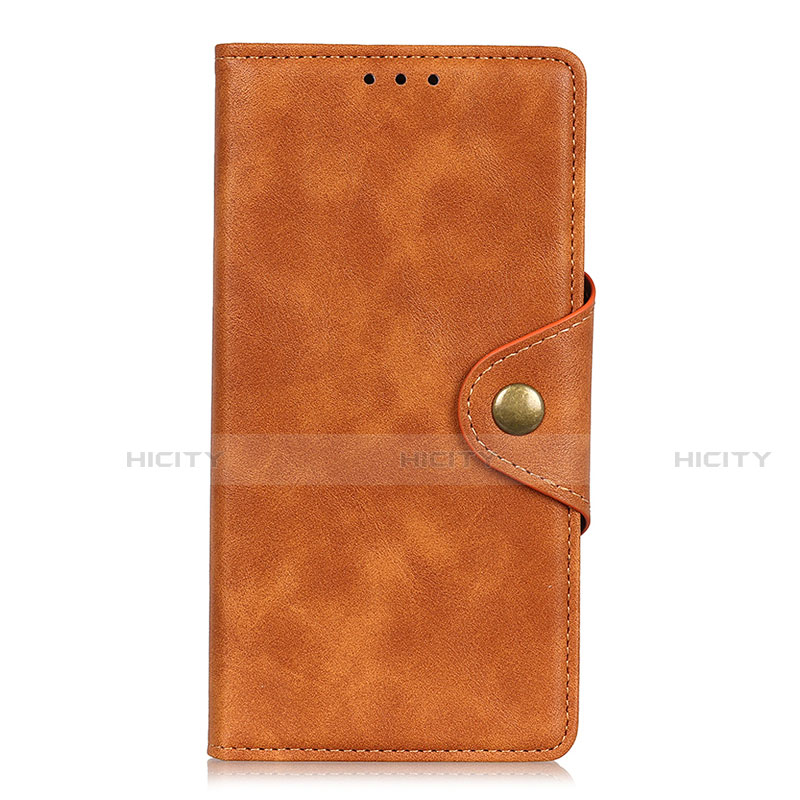 Coque Portefeuille Livre Cuir Etui Clapet L06 pour Samsung Galaxy Note 20 Ultra 5G Orange Plus