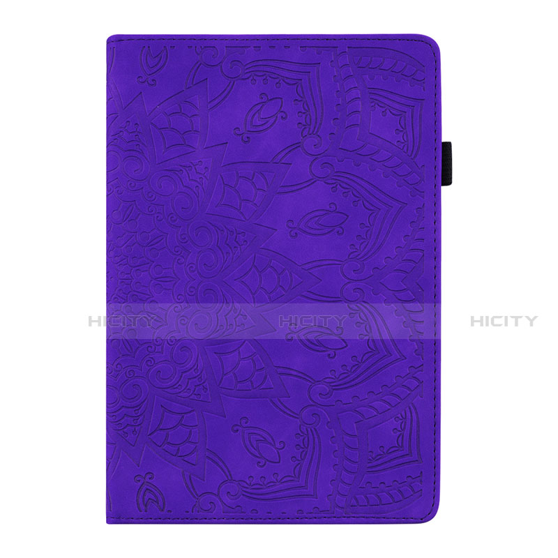 Coque Portefeuille Livre Cuir Etui Clapet L06 pour Samsung Galaxy Tab S6 Lite 10.4 SM-P610 Violet Plus