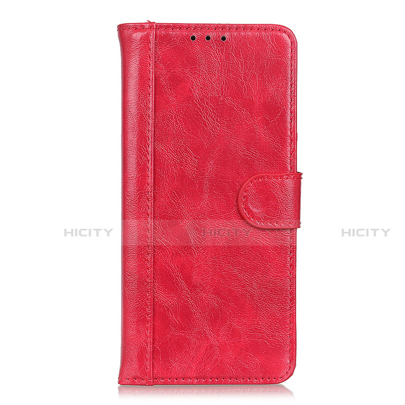 Coque Portefeuille Livre Cuir Etui Clapet L06 pour Xiaomi Mi 10T 5G Rouge Plus