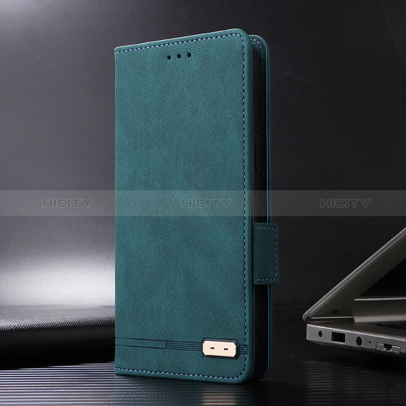 Coque Portefeuille Livre Cuir Etui Clapet L06Z pour Huawei Mate 60 Pro Vert Plus