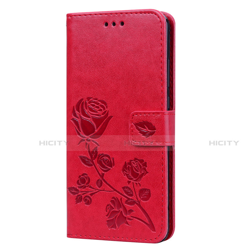 Coque Portefeuille Livre Cuir Etui Clapet L07 pour Huawei Honor View 10 Lite Rouge Plus