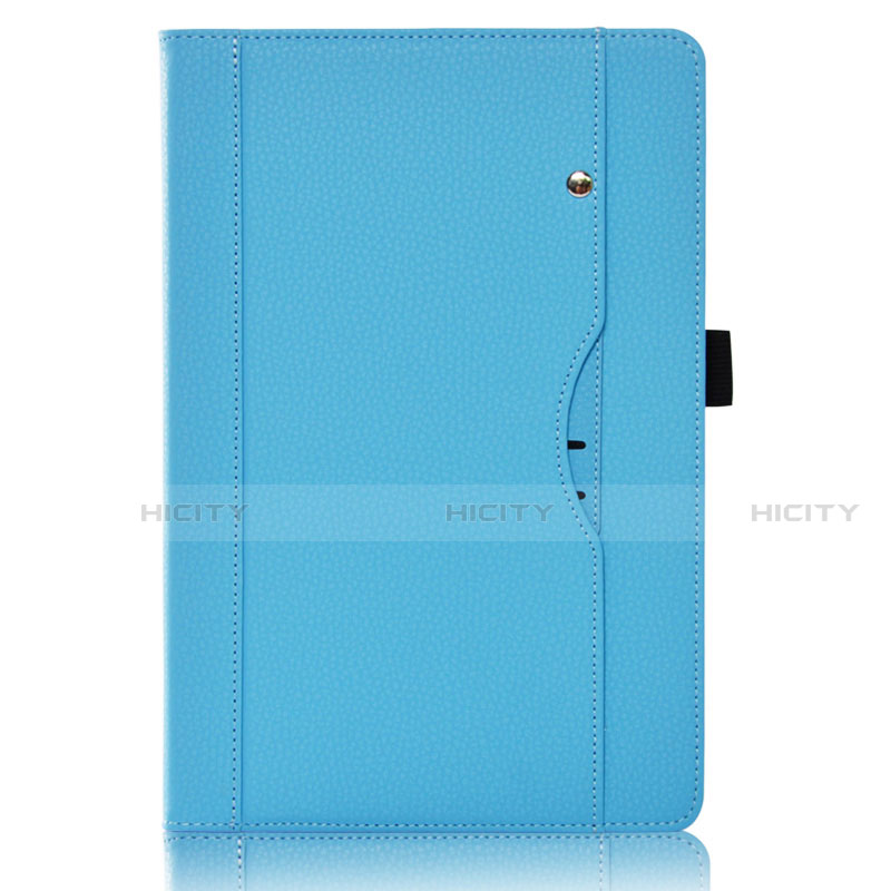 Coque Portefeuille Livre Cuir Etui Clapet L07 pour Huawei MediaPad M6 8.4 Bleu Ciel Plus