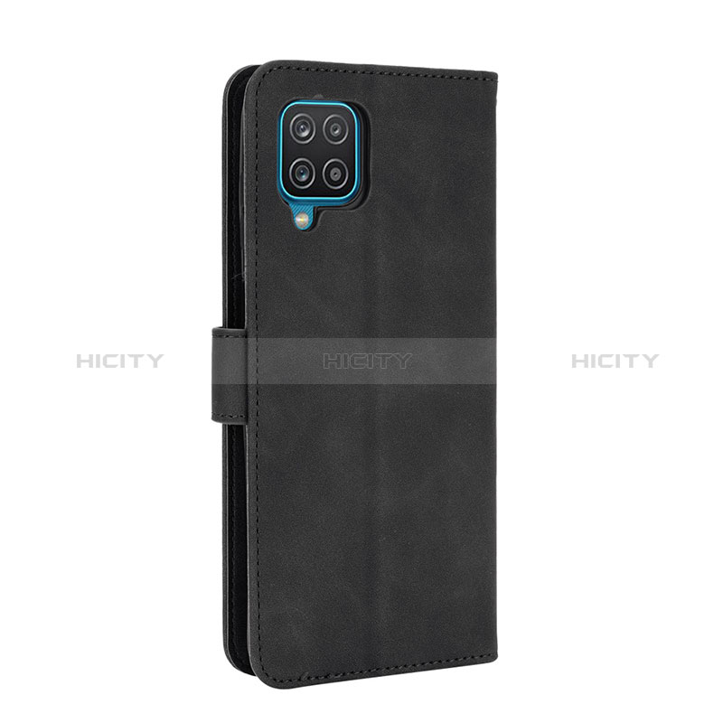 Coque Portefeuille Livre Cuir Etui Clapet L07Z pour Samsung Galaxy F12 Noir Plus