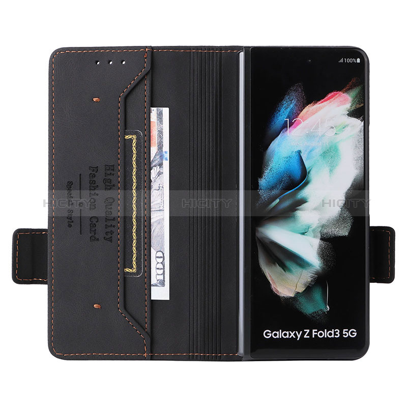 Coque Portefeuille Livre Cuir Etui Clapet L07Z pour Samsung Galaxy Z Fold3 5G Plus