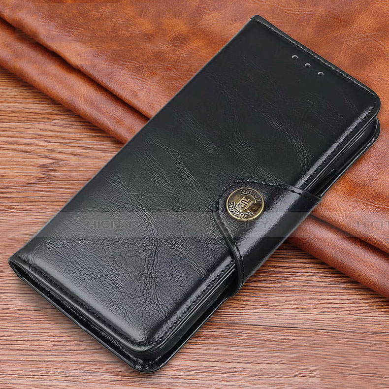 Coque Portefeuille Livre Cuir Etui Clapet L08 pour Huawei Nova 7i Noir Plus