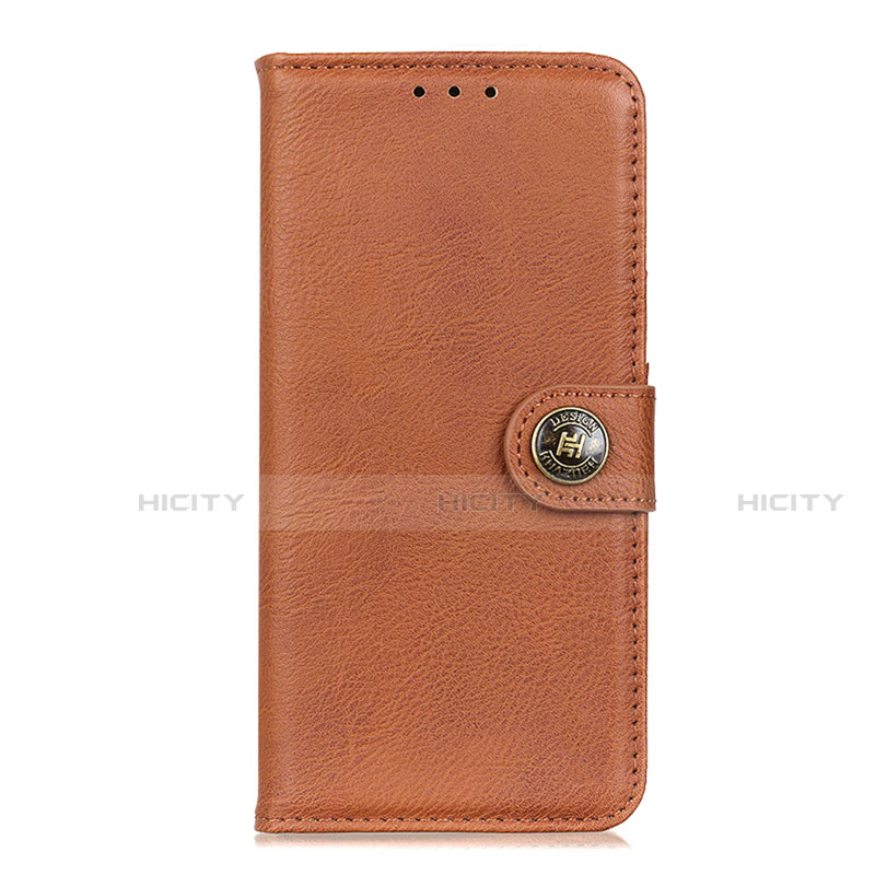 Coque Portefeuille Livre Cuir Etui Clapet L08 pour Samsung Galaxy S20 Lite 5G Orange Plus