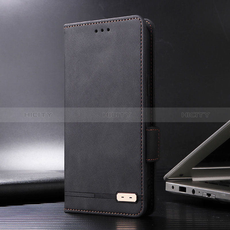 Coque Portefeuille Livre Cuir Etui Clapet L08Z pour Xiaomi Poco X3 NFC Noir Plus