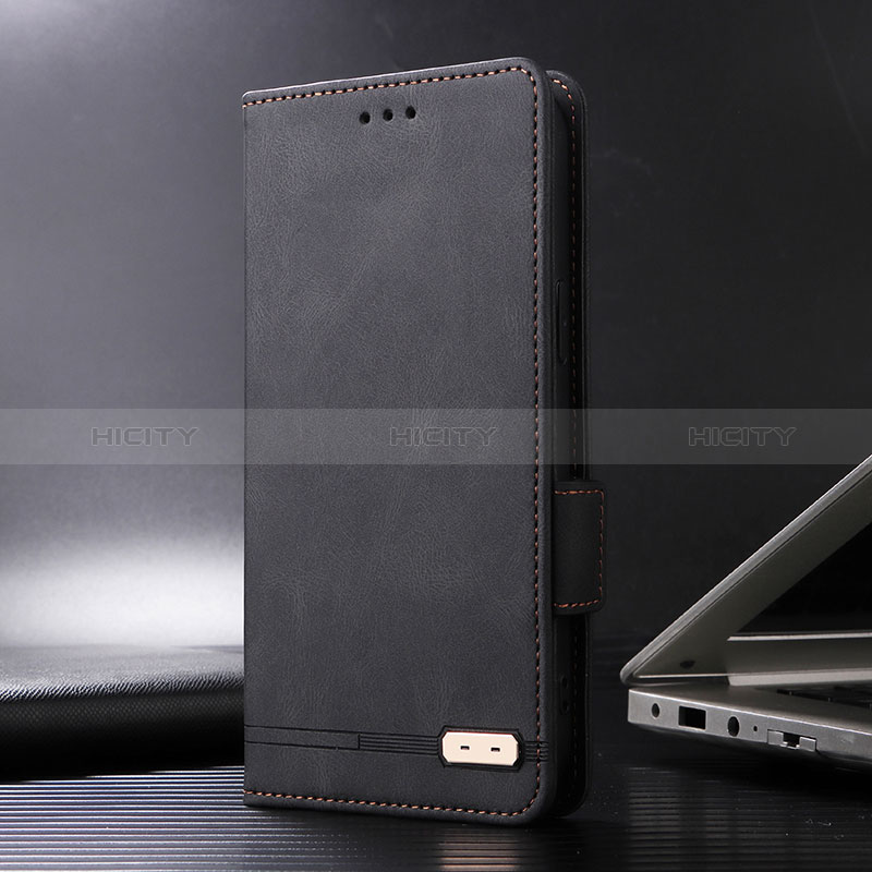 Coque Portefeuille Livre Cuir Etui Clapet L08Z pour Xiaomi Redmi Note 11T Pro 5G Noir Plus