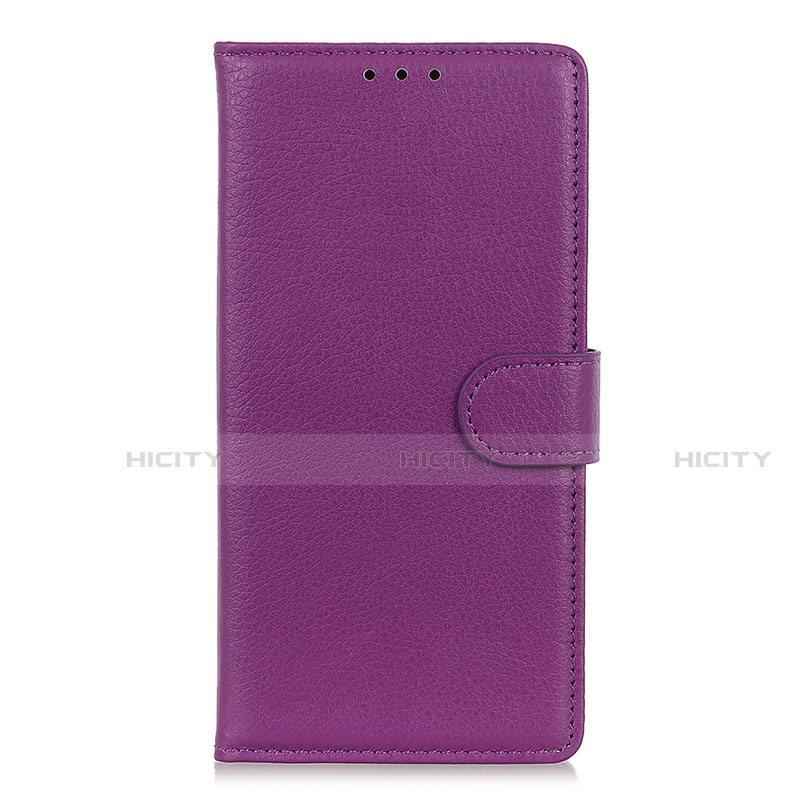 Coque Portefeuille Livre Cuir Etui Clapet L09 pour Motorola Moto Edge Violet Plus
