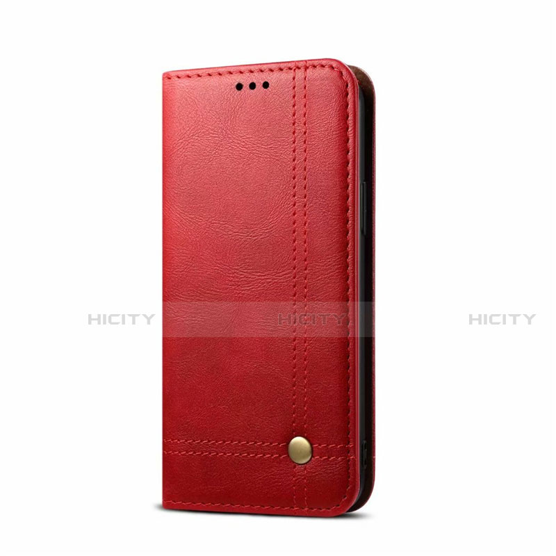 Coque Portefeuille Livre Cuir Etui Clapet L09 pour OnePlus Nord Rouge Plus