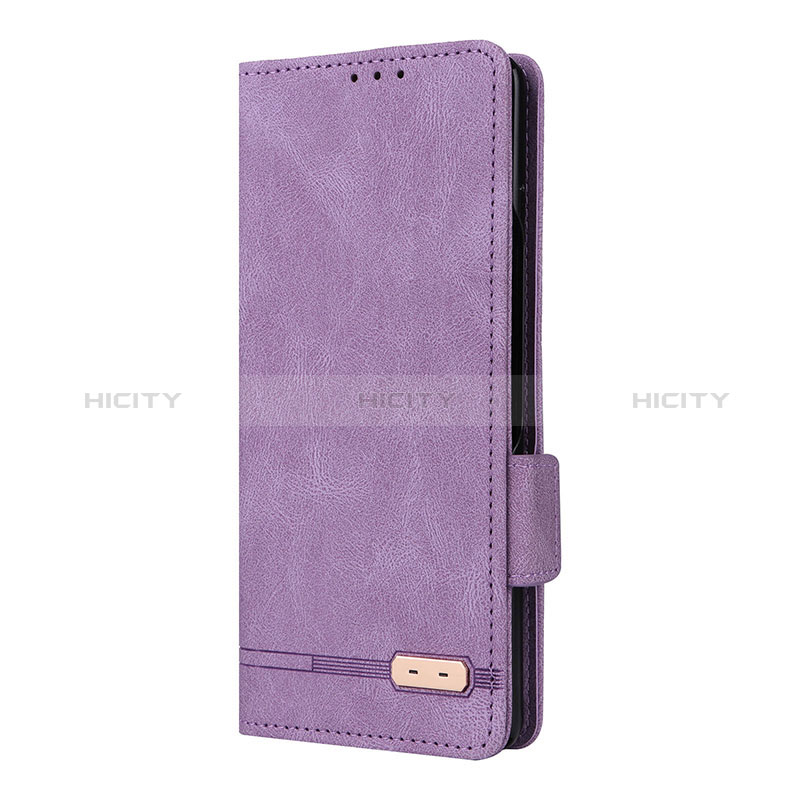 Coque Portefeuille Livre Cuir Etui Clapet L09Z pour Samsung Galaxy Z Fold2 5G Violet Plus
