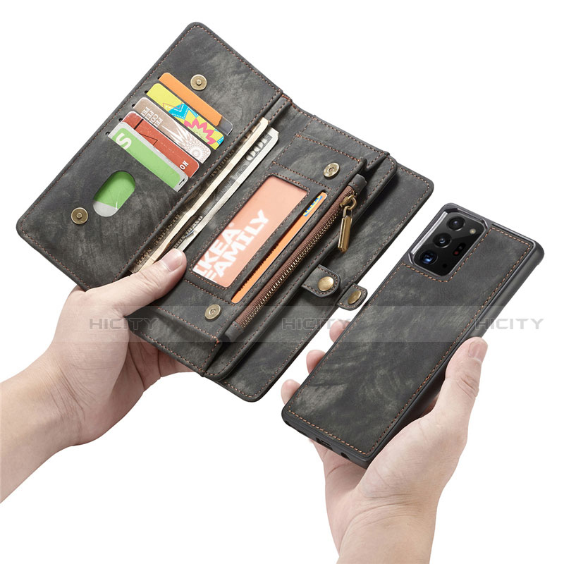Coque Portefeuille Livre Cuir Etui Clapet L10 pour Samsung Galaxy Note 20 Ultra 5G Plus