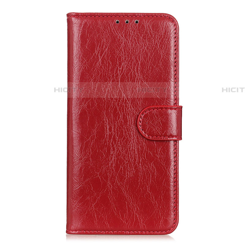 Coque Portefeuille Livre Cuir Etui Clapet L10 pour Xiaomi Mi 10 Lite Rouge Plus