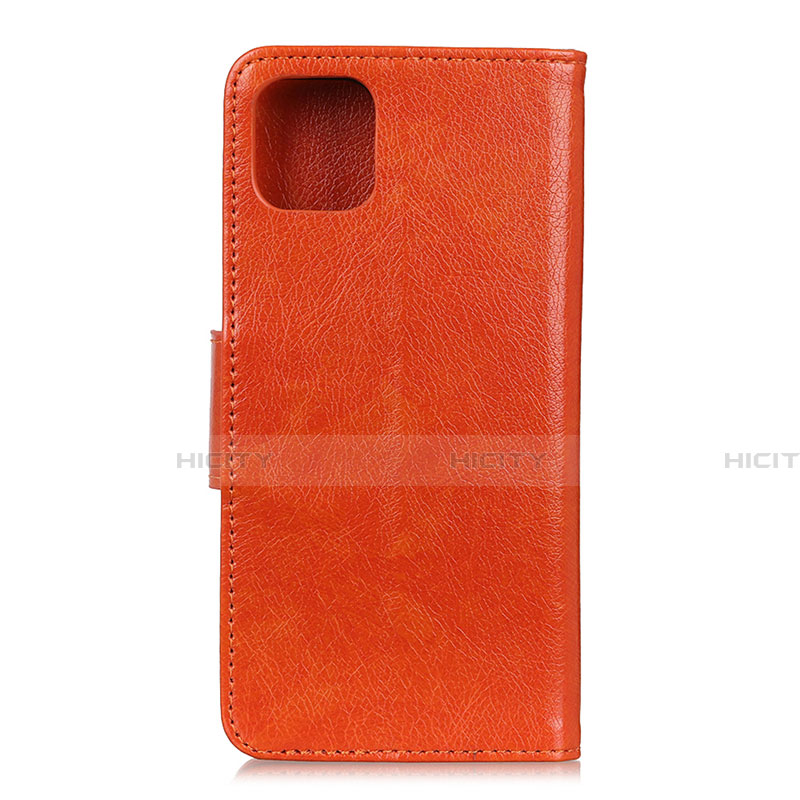 Coque Portefeuille Livre Cuir Etui Clapet L12 pour Huawei Honor 30S Orange Plus