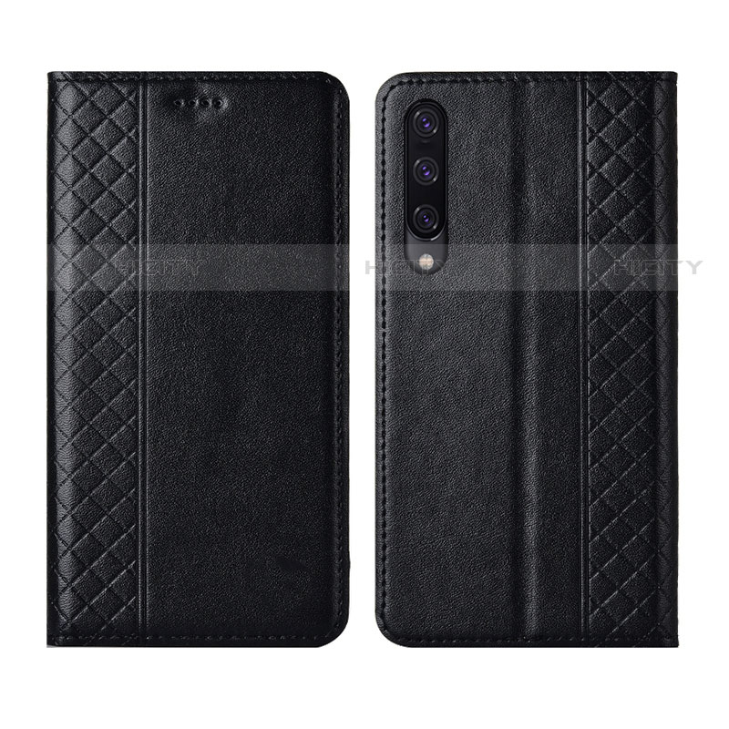 Coque Portefeuille Livre Cuir Etui Clapet L12 pour Huawei Y9s Noir Plus