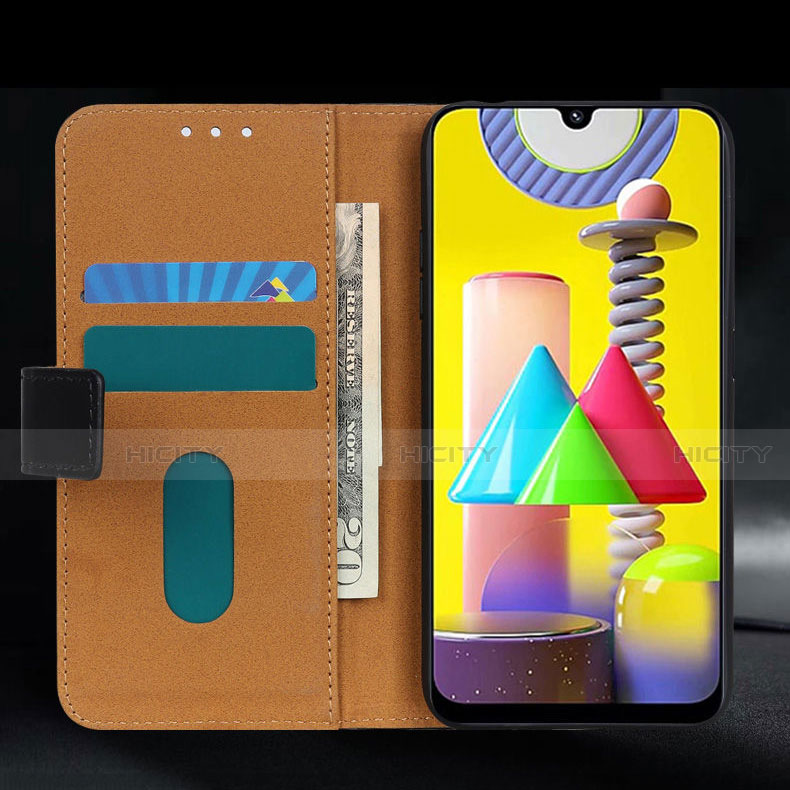 Coque Portefeuille Livre Cuir Etui Clapet L12 pour Samsung Galaxy M21s Plus